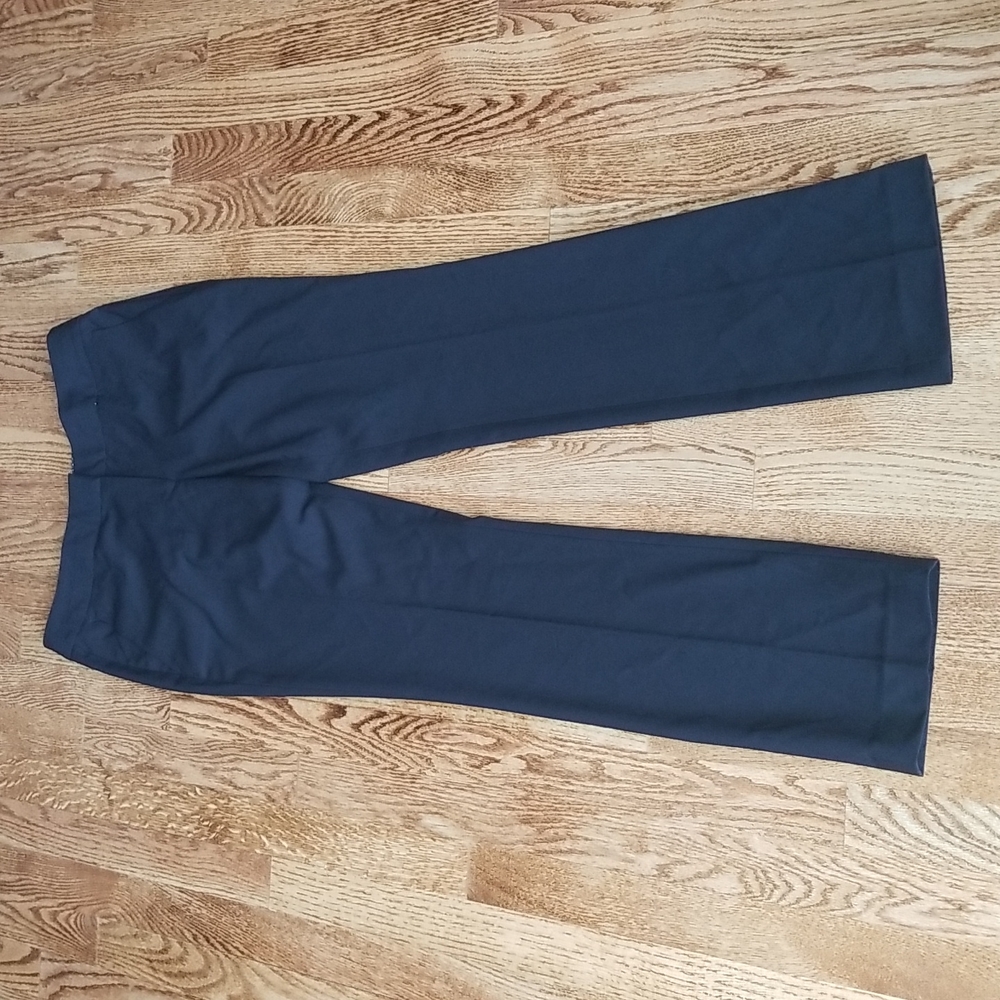 (4) Vince Camuto Rayon Blend Black Trouser Professional & Sophisticated